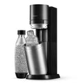 Wassersprudler DUO mit 2x 1L Sprudlerflaschen, grau, für frisches Sprudelwasser zu Hause, einfache Handhabung