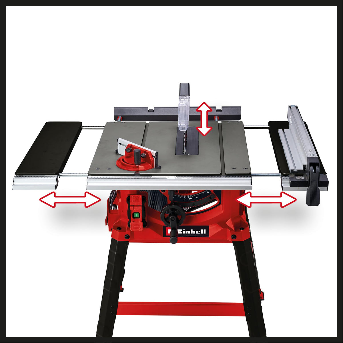 Tischkreissäge TC TS 2225 U 1800 W 250 mm Sägeblatt 5000 Upm Schnitttiefe 85 mm 90 Grad 65 mm 45 Grad
