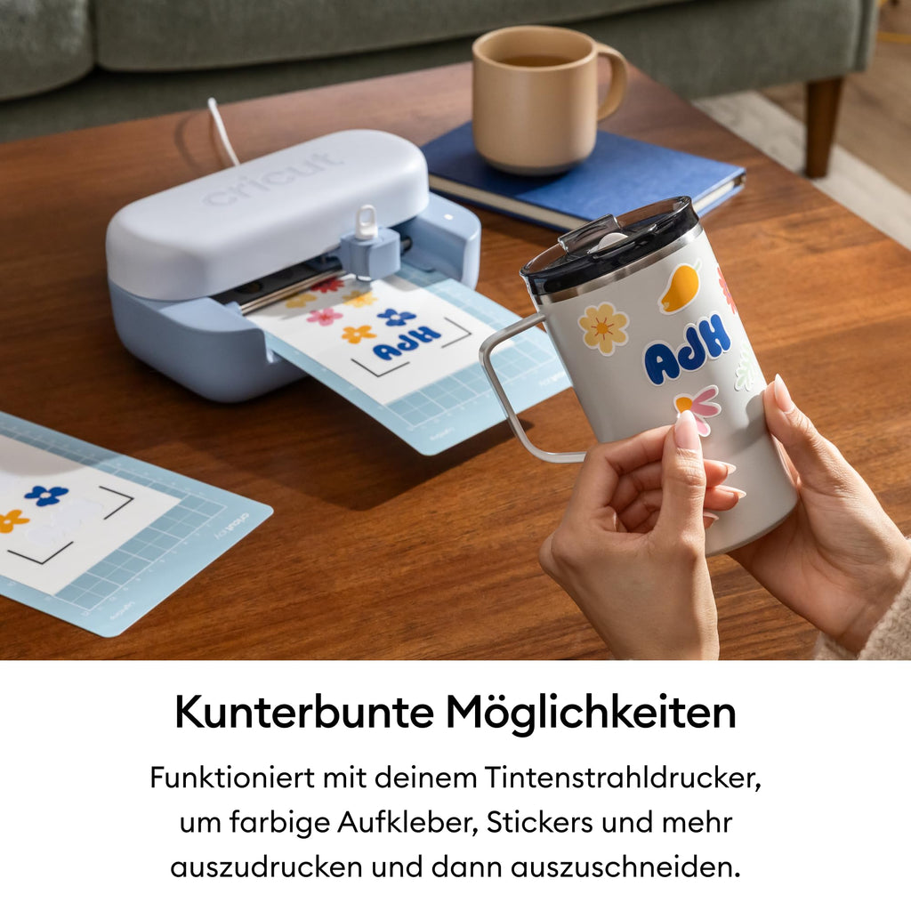Joy 2 Essential Bundle digitale Inhalte intelligente kompakte Schneidemaschine für Karten Aufkleber Etiketten