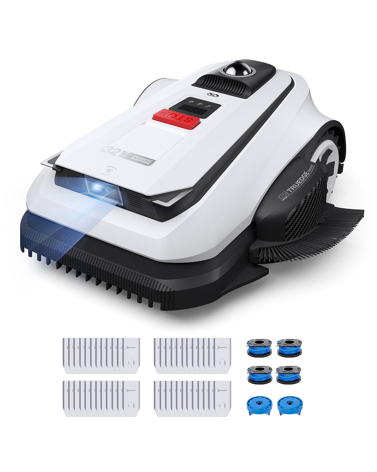 GOAT A1600 LiDAR PRO Care Kit Mähroboter ohne Begrenzungskabel, 1.600 m², 360° Dual LiDAR, 50 % Steigung
