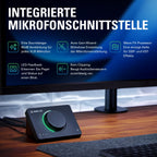 Wave XLR MK.2 USB Audio Interface und DSP Mixer für Streaming Podcasting mit 24 Bit 96 kHz und Monitoring