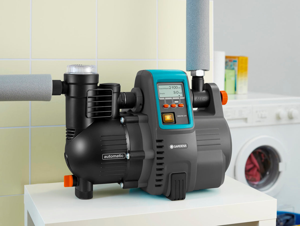 Comfort Hauswasserautomat 5000 5E LCD energiesparend 5000 l/h 1300W Thermoschutz Trockenlaufsicherung 175920