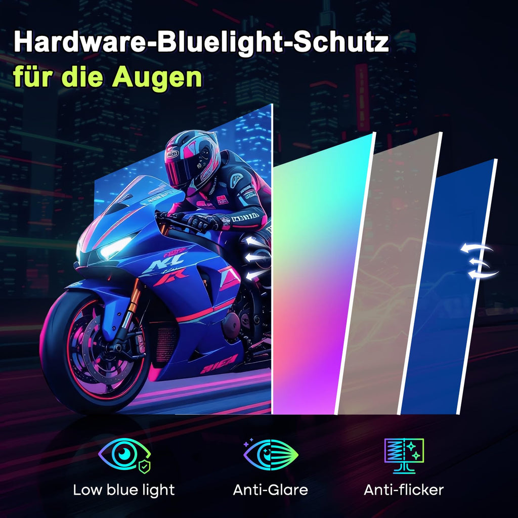Gaming Monitor 24.5 Zoll 320Hz 1920x1080 1ms MPRT Fast IPS Adaptive Sync HDR TÜV HDMI DP VESA AMZG25F6F