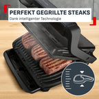 OptiGrill Elite XL Kontaktgrill elektrischer Grill mit automatischer Garzeitanpassung und XL Grillfläche