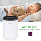 MeacoDry 12LB Luftentfeuchter 165 W 240 V Schwarz 12L Energieklasse A+++ für Wohnräume und Keller