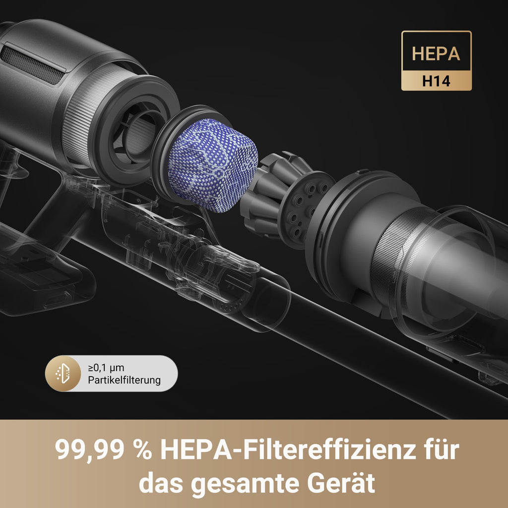 Z30 Akku Staubsauger 28000 Pa 310 AW CelesTect LED Beleuchtung für eine gründliche Reinigung