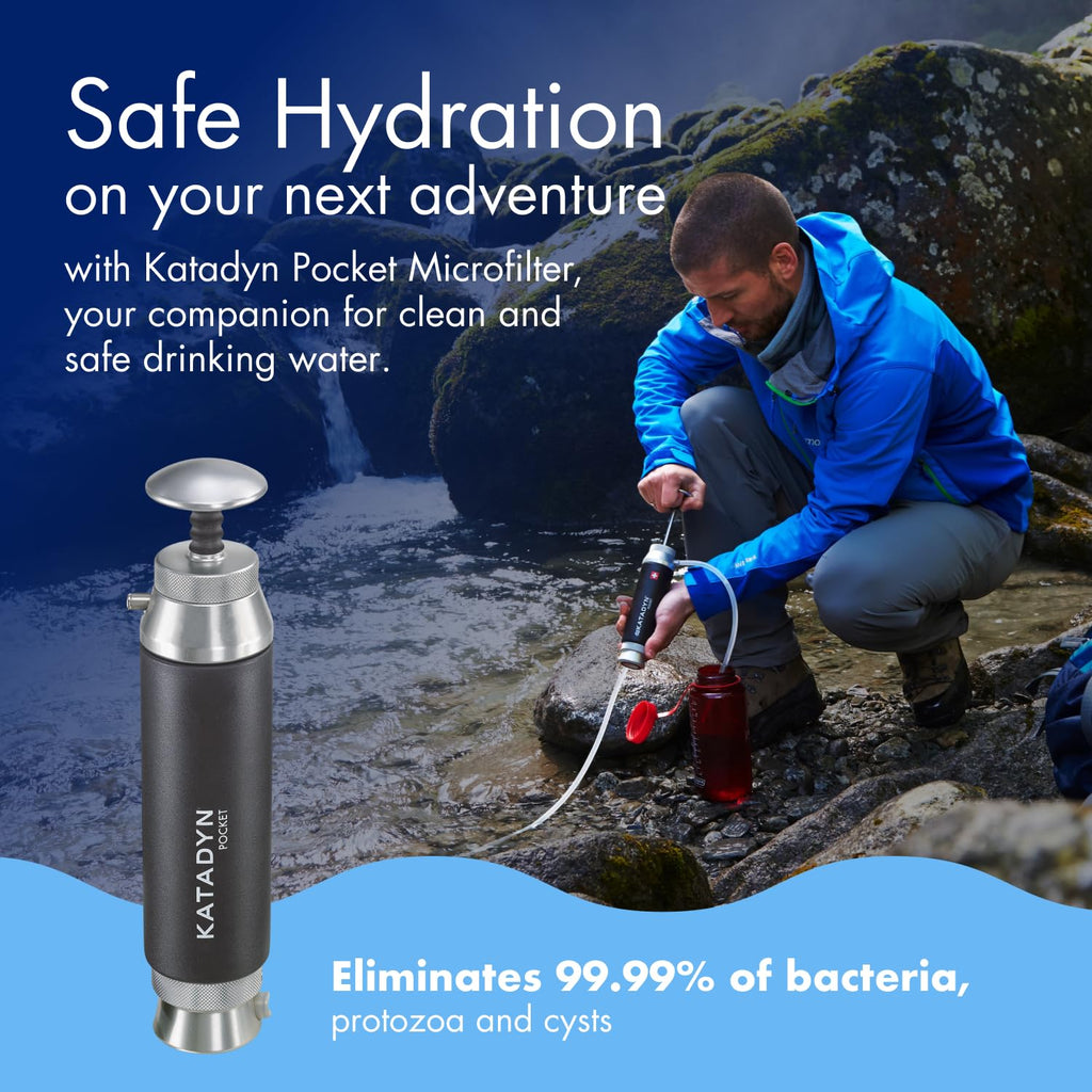 Pocket Outdoor Wasserfilter Pumpfilter für Camping Survival Notfall tragbares Wasserfiltersystem