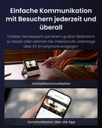 WLAN Türklingel mit Kamera 2K Video Türklingel für Haustür Wohnung Zuhause mit klarer Videoqualität