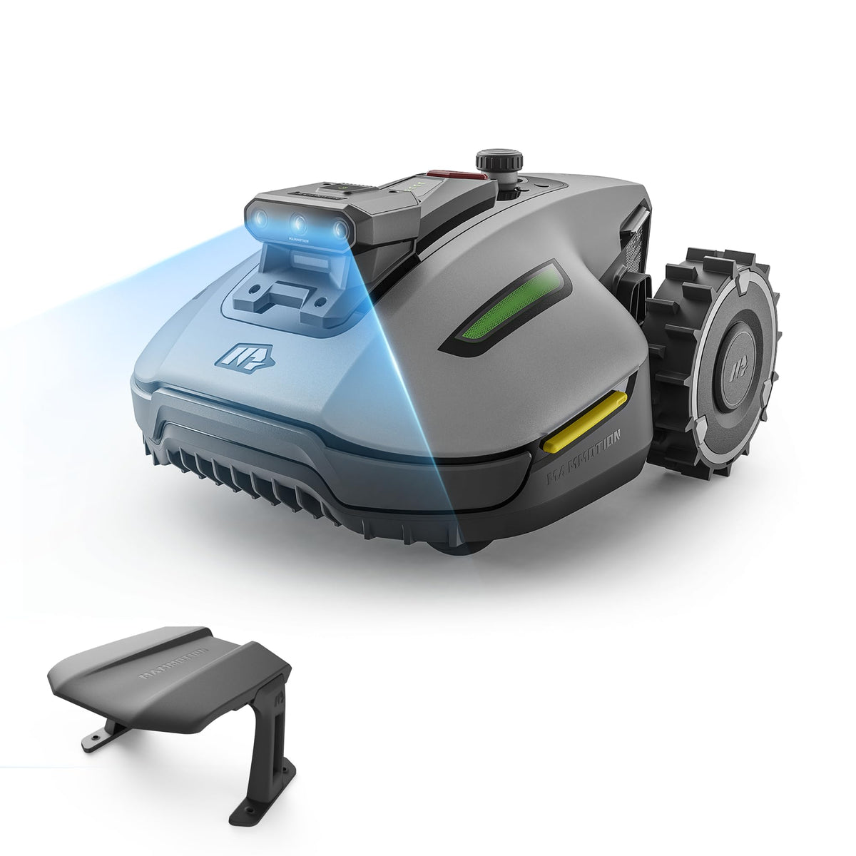 YUKA mini 2 500 Mähroboter ohne Begrenzungskabel für Rasenflächen bis 500 m² kabellose Installation