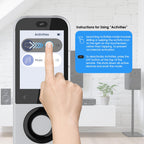 X2 Universal Fernbedienung mit Hub und Ladestation für TV Audio Streaming Smart Home Steuerung per App