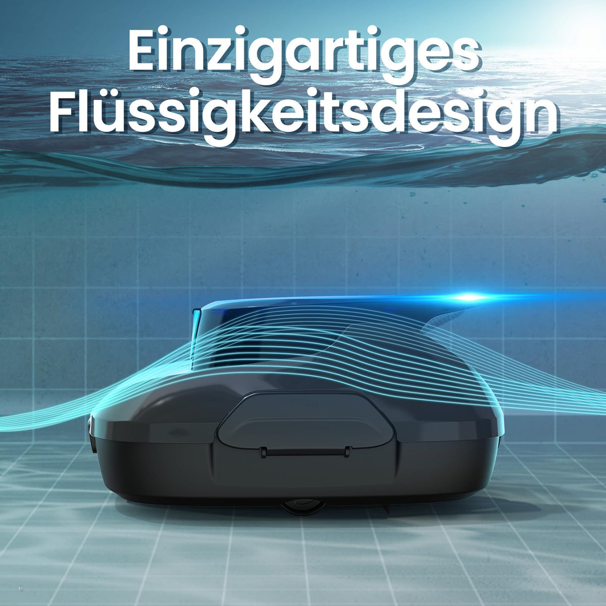 Scuba SE Poolroboter Poolsauger Akku 90 Minuten automatische Reinigung Selbsteinparkfunktion flacher Poolboden