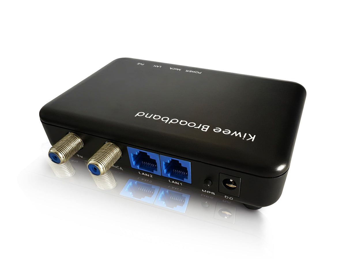 MoCA 2.5 Adapter 2er 2x 2.5GbE E Band 400 bis 900 MHz Sat TV kompatibel LAN Streaming Gaming Mesh WLAN Kabel