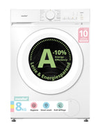 Frontlader Waschmaschine 8 kg Energieklasse A minus 10 Prozent weiß CF08EWP05W Energieklasse A