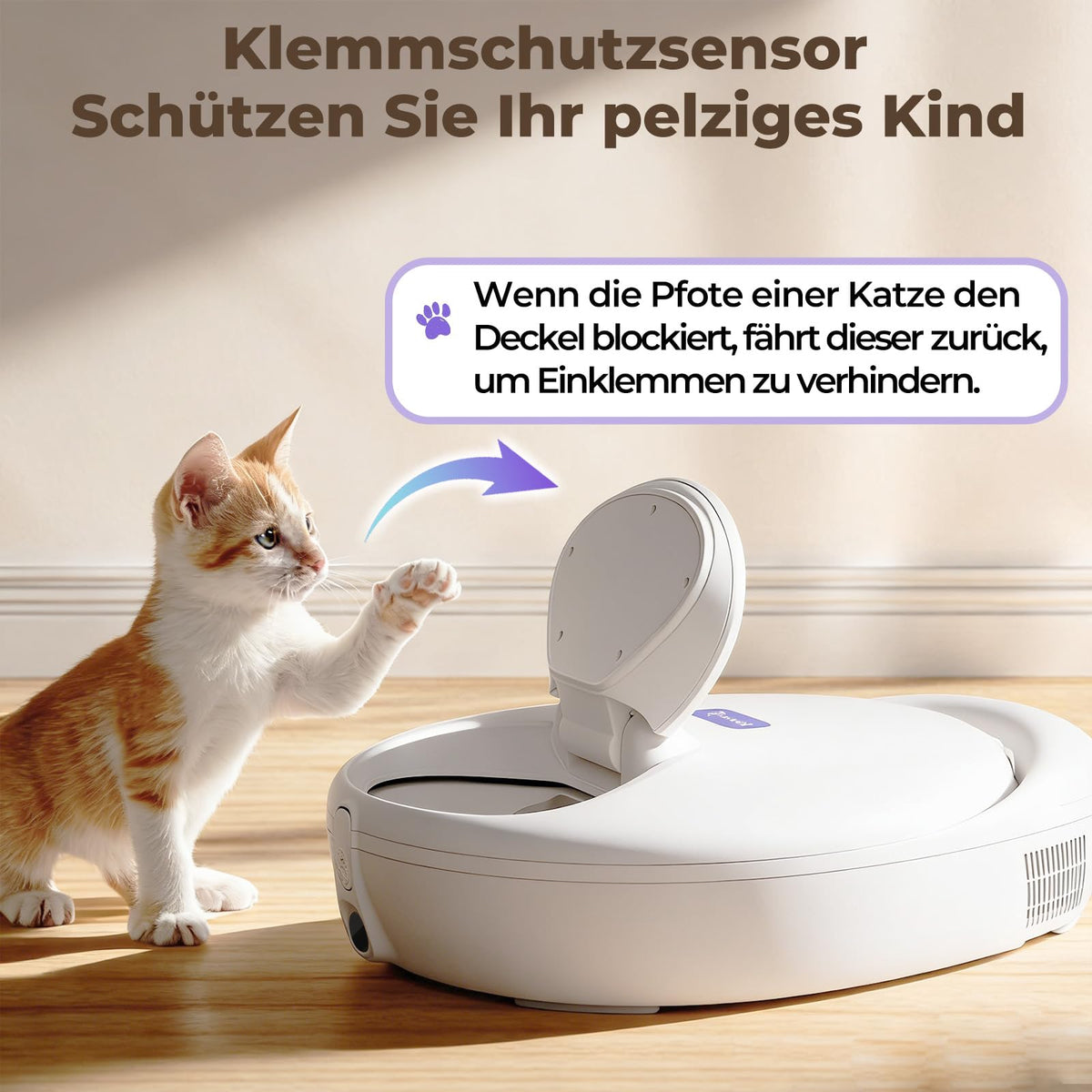 Intelligent Katzenfutterautomat Nassfutter Halbleiter Kühlung Heizung App 4 Frischmahlzeiten Infrarotsensorik