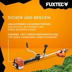 Benzin Motorsense FX-PS162 62ccm 3,5PS 2 Takt Antivibrationssystem für Garten Unkraut und Gras