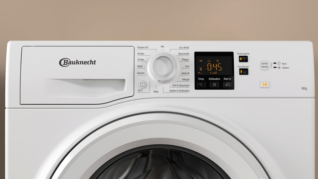 WAM 814 A Waschmaschine Frontlader 8 kg Energieklasse A Anti Allergie AutoClean Flecken 40° Startzeitvorwahl