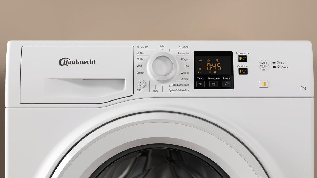 WAM 814 A Waschmaschine Frontlader 8 kg Energieklasse A Anti Allergie AutoClean Flecken 40° Startzeitvorwahl
