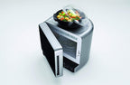 MAX 38 SL Kombination Grill und Mikrowelle 700 W 13 L Crisp Funktion platzsparend Schnellauftaufunktion Silber