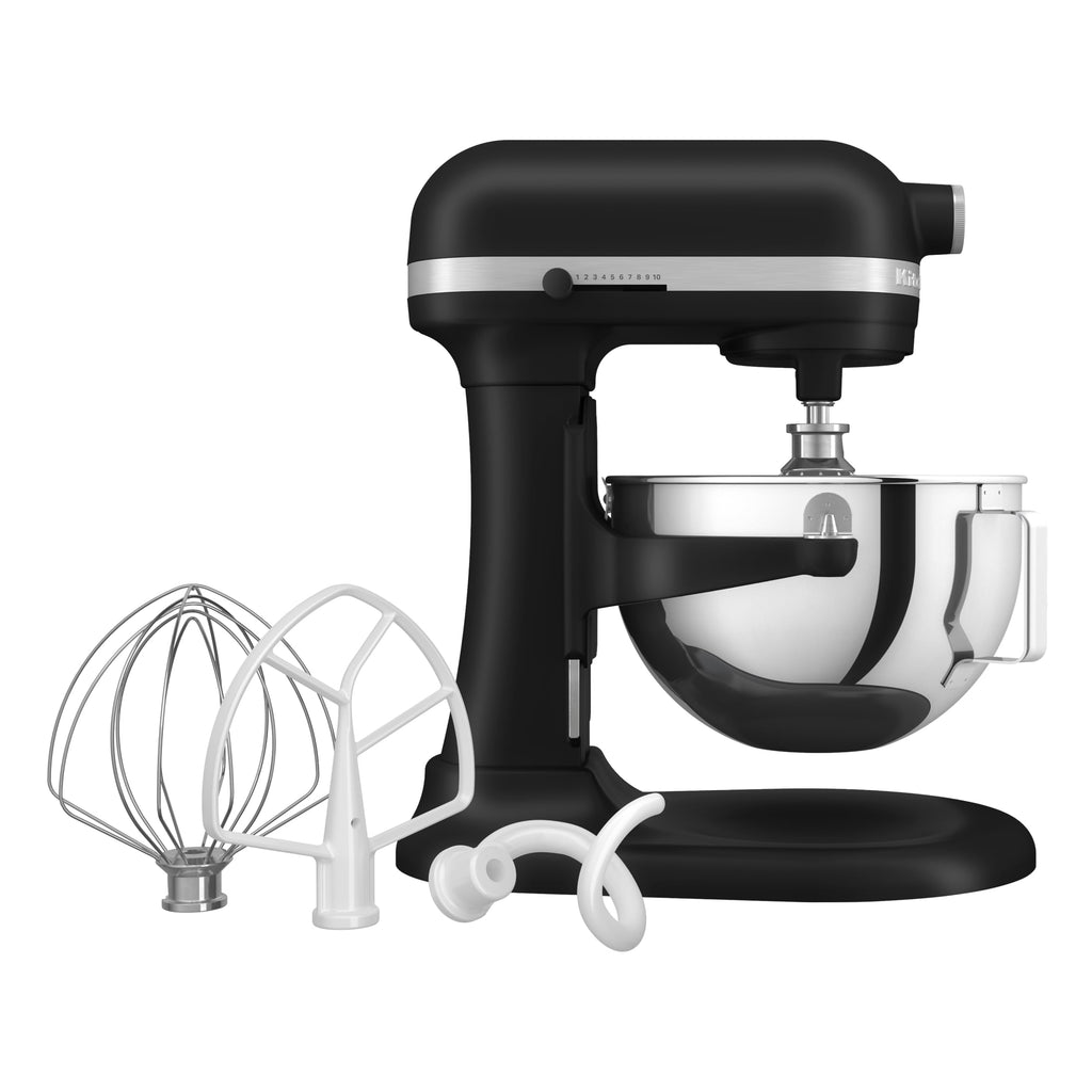 Küchenmaschine Heavy Duty mit Schüsselheber 5,2 L matt schwarz 5KSM55SXXEBM für Teig und Backen