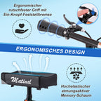 Knierollator für Erwachsene bei Fußverletzungen 20 cm Vorderrad Gehhilfe zur Entlastung im Alltag