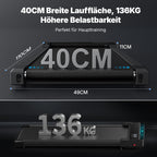 T19 Walking Pad 3 in 1 Laufband für Schreibtisch mit Fernbedienung für Homeoffice und Fitness zu Hause