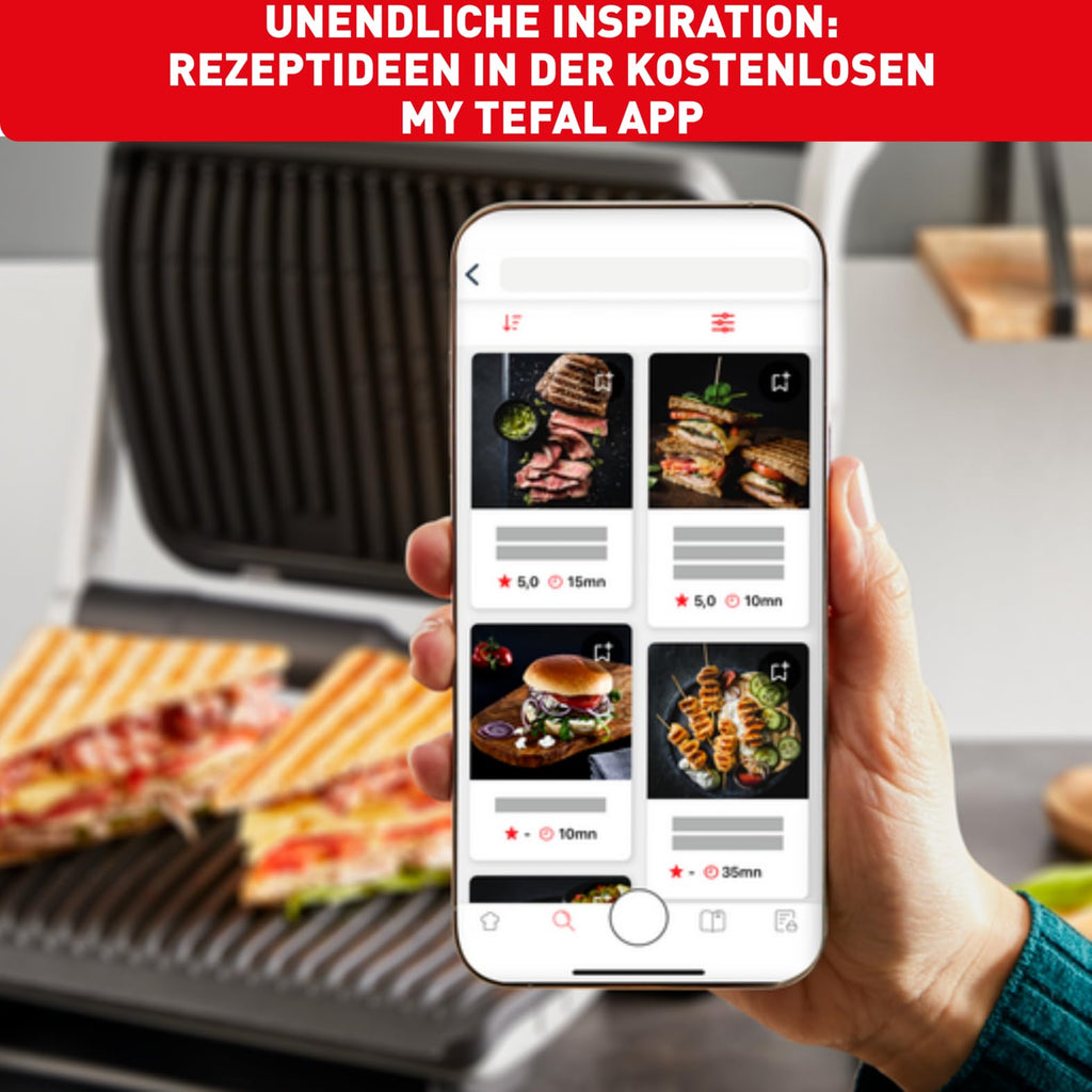 OptiGrill Plus XL Kontaktgrill elektrischer Tischgrill mit 9 Automatikprogrammen und manuellem Modus