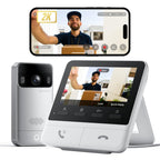 WLAN Türklingel mit Kamera 2K Video Türklingel für Haustür Wohnung Zuhause mit klarer Videoqualität