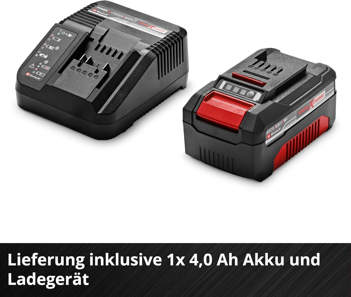 Rasenmäher GE CM 18/33 Li Kit 18 V 33 cm Brushless 30L Fangkorb 25 65 mm Schnitthöhe mit 4,0 Ah Akku Ladegerät