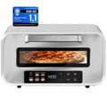 Pizzaofen Elektro 400°C echter Pizzastein inkl. Pizzaheber variable Zeit und Temperatur unter 5 Min PC PO 1323