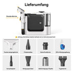 C2 Polsterreiniger 26KPA 1800W Heißdampf Waschsauger 4 in 1 Dampfreiniger Sofa Teppich Fenster Auto 7 Zubehör