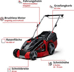 Akkurasenmäher GE CM 43 Li M Kit 43 cm Schnittbreite Lithium Ionen Akku und Ladegerät im Set