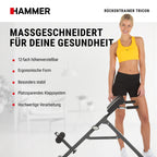 Tricon Rückentrainer Hyperextension Bank multifunktionale Trainingsgeräte Bauchtrainer für Heimtraining