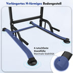 Power Tower Dip Station Klimmzugstange freistehend bis 230 cm stabiler Kraftturm für Ganzkörpertraining