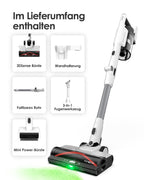 Pure ONE A50S Plus kabelloser Akku Stabstaubsauger 70 Min 185W 1L 3DSense Power Bürste für Tierhaare