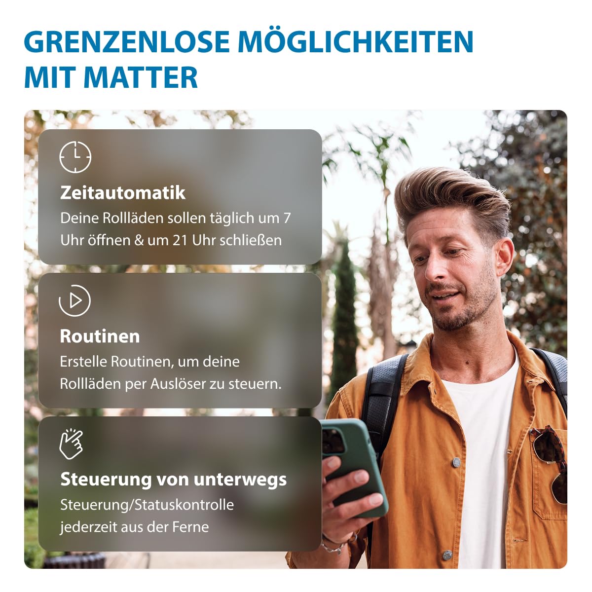 Universal Gurtwickler smart elektrischer Rollladen Gurtwickler für Rollläden mit smarter Steuerung für Zuhause