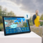 Home 4 Wetterdisplay WLAN Wetterstation Wetterradar HD Farbdisplay Unwetterwarnungen 14 Tage Vorhersage