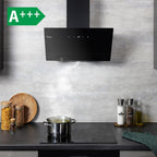 Dunstabzugshaube BASE6004S Wandhaube 60 cm kopffrei Energieklasse A+++ Wandmontage für Küche