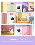 Wärmepumpentrockner 8 kg Energieklasse D Weiß CD08EHP05W Frontlader Trockner mit Wärmepumpe