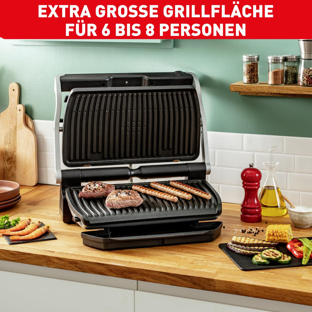 OptiGrill Plus XL Kontaktgrill elektrischer Tischgrill mit 9 Automatikprogrammen und manuellem Modus