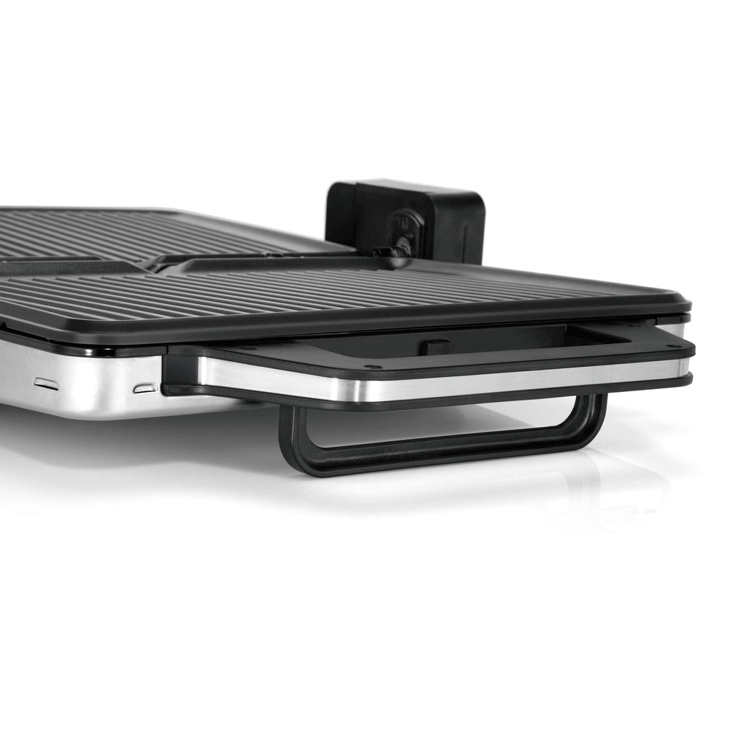 Lono Kontaktgrill Plattengriller 2 in 1 Tischgrill mit abnehmbaren spülmaschinenfesten Grillplatten 2100 W