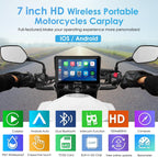 W702 Pro Motorrad CarPlay Bildschirm mit Gegensprechfunktion für Navigation und Kommunikation