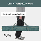 Wasserdicht Schnellaufbau Pavillon 4 Wände 2,5x2,5 m faltbar UV Schutz 80 Garten Camping Festival Strand Zelt