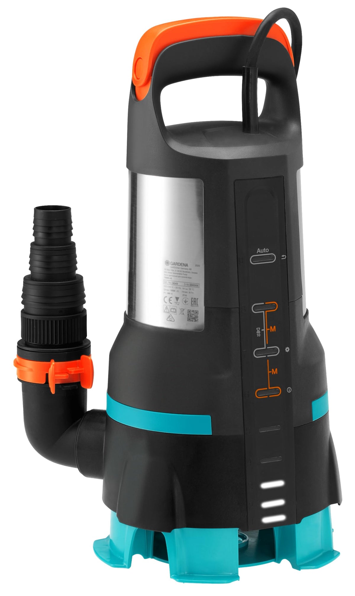 09049-20 Klar und Schmutzwasser Tauchpumpe 19500 Aquasensor bis zu 19500 Liter pro Stunde LED Aquasensor