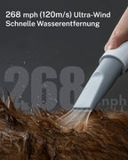 Hundefön Ultraleiser 43 dB 120 m/s Hundetrockner Schnelltrocknend leise leistungsstark für Hunde und Katzen