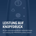 120iBV Akku Laubbläser und Laubsauger 2 in 1 mit Akku und Ladegerät kabellos für Garten und Hof
