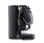 Frog Revolution Kaffeemaschine für Kaffeepads schwarz glänzend für Espresso zu Hause und im Büro 650 W