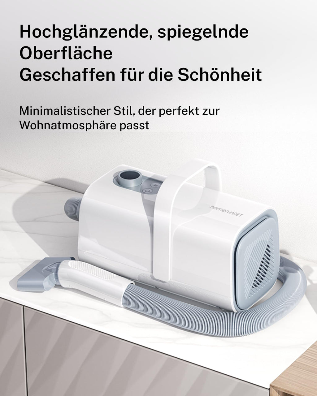 Hundefön Ultraleiser 43 dB 120 m/s Hundetrockner Schnelltrocknend leise leistungsstark für Hunde und Katzen