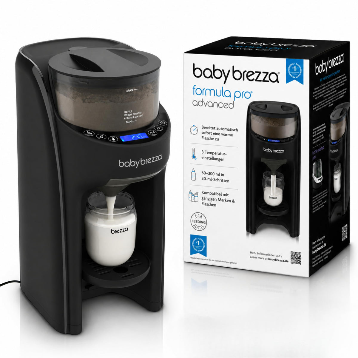 Formula Pro Advanced Automatischer Flaschenzubereiter für Babymilchpulver mit präziser Dosierung