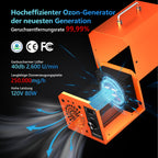 OZB3 Ozongenerator 250.000 mg/h Luftreiniger Geruchsbeseitigung Desinfektion Sterilisation große Räume Büros