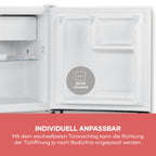 Kühlbox mit Kältefach besonders leise wechselbarer Türanschlag 50 L Nutzinhalt weiß KB 8884 Energieklasse E